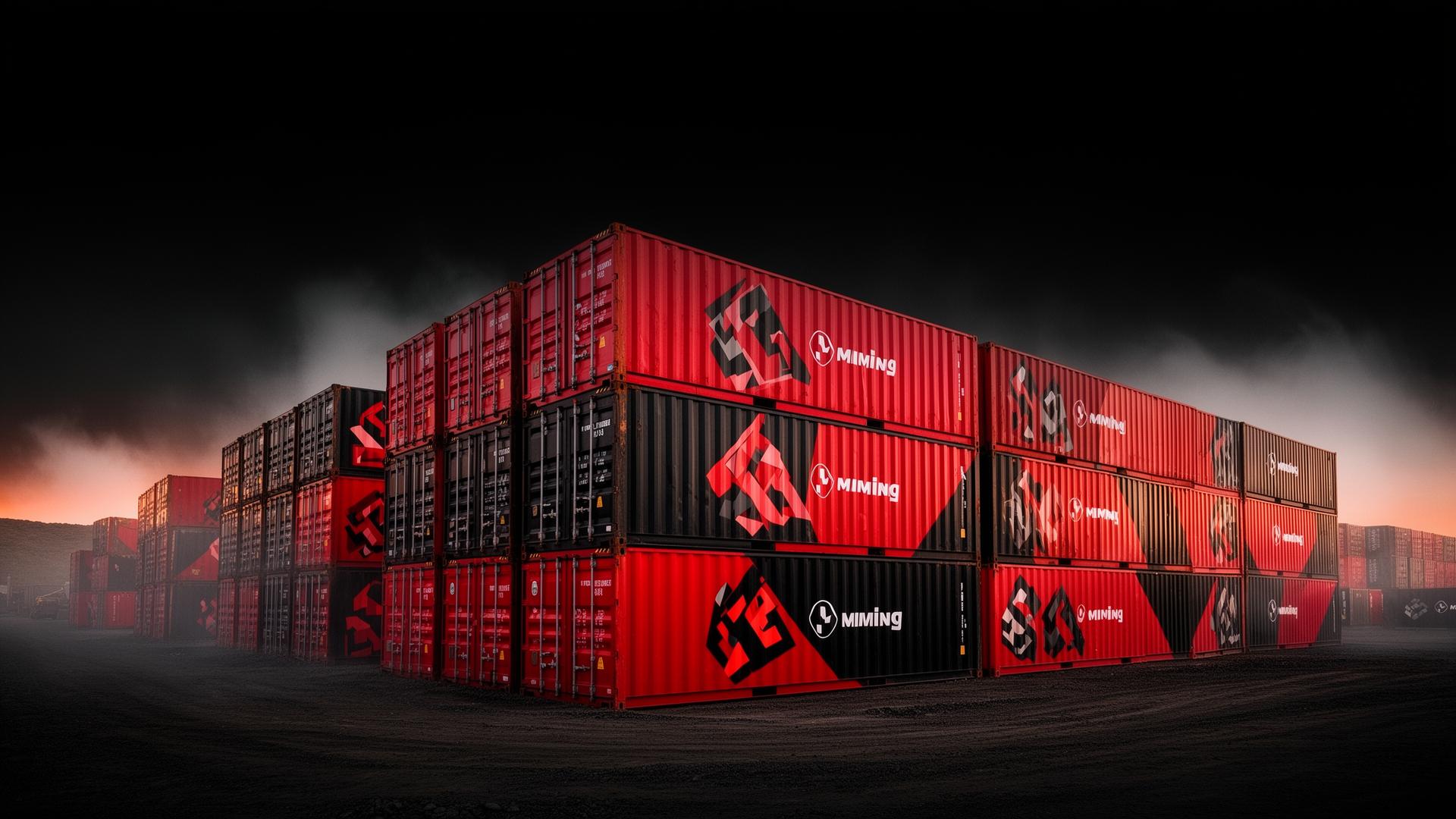 Plotagem de containers industriais Bravo